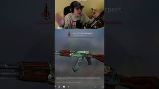He unboxed a 5000$ AK Fire Serpent #csgo #csgohighlights #csgocaseopening