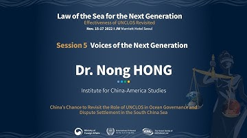 [7th ICLS] Session 5 | Dr. Nong HONG