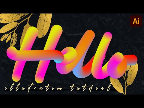 3D Text Illustration Art tutorial || Adobe Illustrator ||#illustrator #illustratortutorial