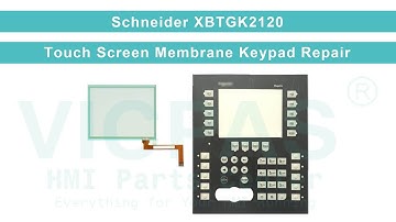 XBTGK2120 Schneider Touch Panel Membrane Keypad Overlay Replacement