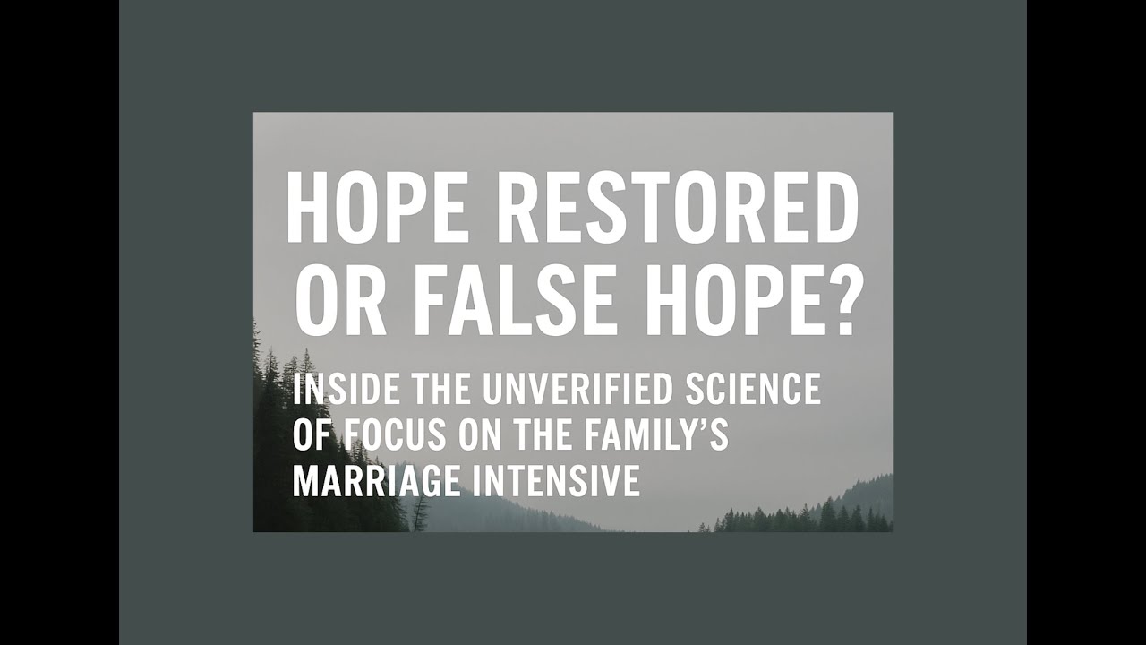 Hope Restored Marriage Intensive Math Trick