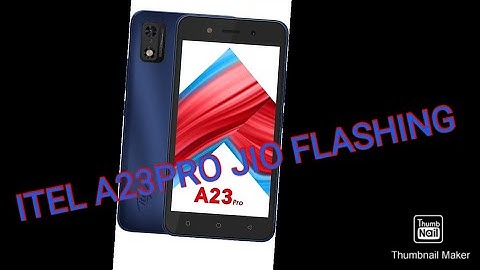 Itel a23 pro flashing( a23 jio)- support file l5006c 100% tested file🔥