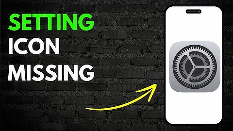 How to Fix Settings Icon Missing on any iphone (Easy)