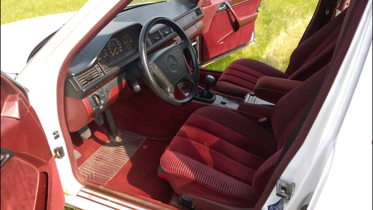 1994 Mercedes Benz E320 W124 With Red Velours Interior