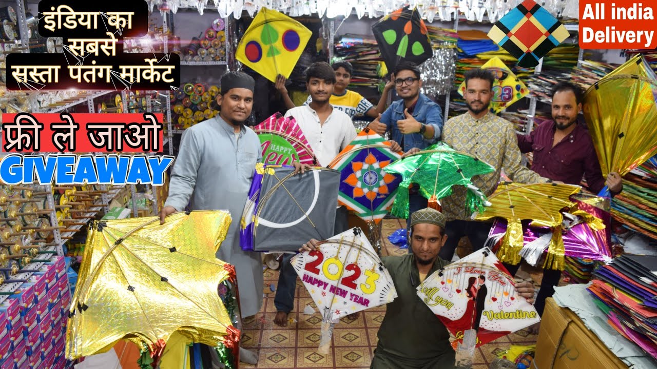 kite Wholesaler in Handipura Jaipur india's biggest kite Manjha Maker