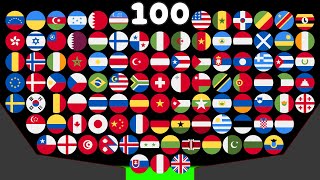 Download Lagu 100 Countries Marble Race in Algodoo MP3