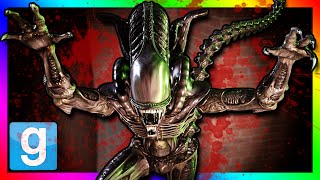 Alien maze escape!!! | gmod horror maze (scary alien npc)