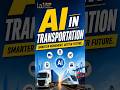 AI in Transportation: Smarter Travel Today
