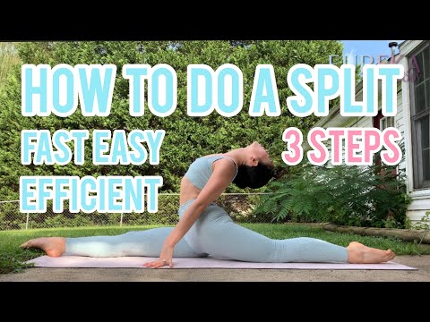 How To Do Splits in 3 Steps! Fast and Easy Stretching: Flexible Legs & Hips!