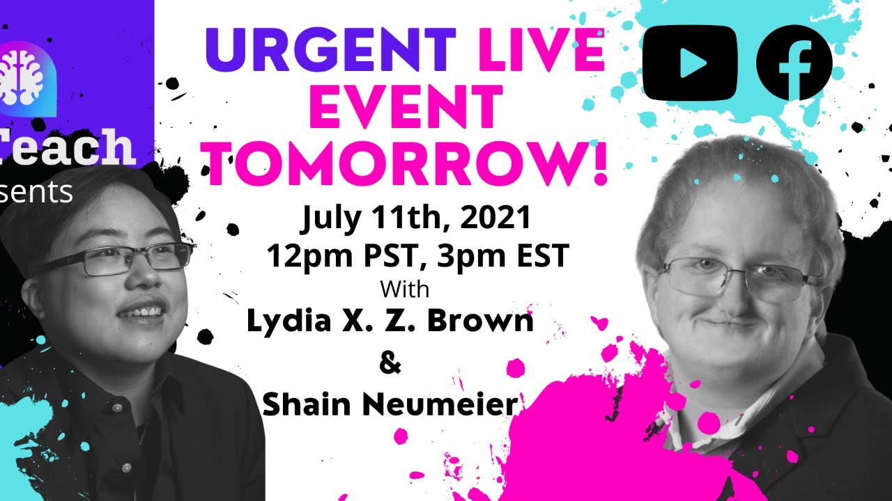 stoptheshock with Lydia X. Z. Brown and Shane Neumeier YouTube