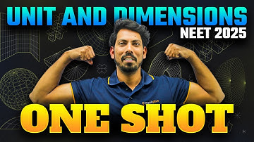 Unit and Dimensions One Shot | NEET 2025 Physics Hindi Medium | Nitin Sir