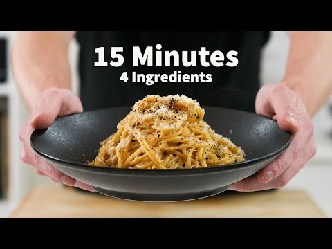 AUTHENTIC 4 Ingredient Cacio E Pepe