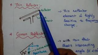 Reflector Antenna and its Types - Corner Reflector