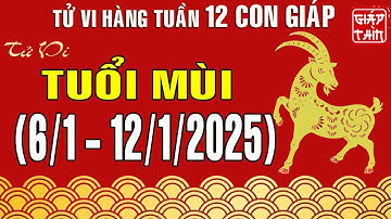 Tử vi tuần mới tuổi Mùi,từ (6/1 - 12/1/2025), Dự báo Cát vận, Hung vận & Tài lộc #tuvihangtuan