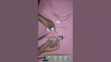 How to Make Series Test Lamp #shorts  #bulb #testlamp