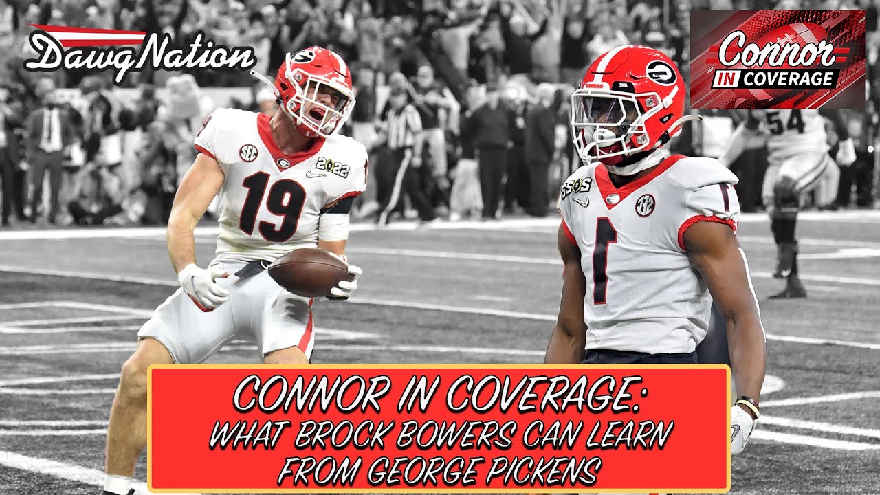 What Brock Bowers can and should learn from George Pickens' Georgia football career
