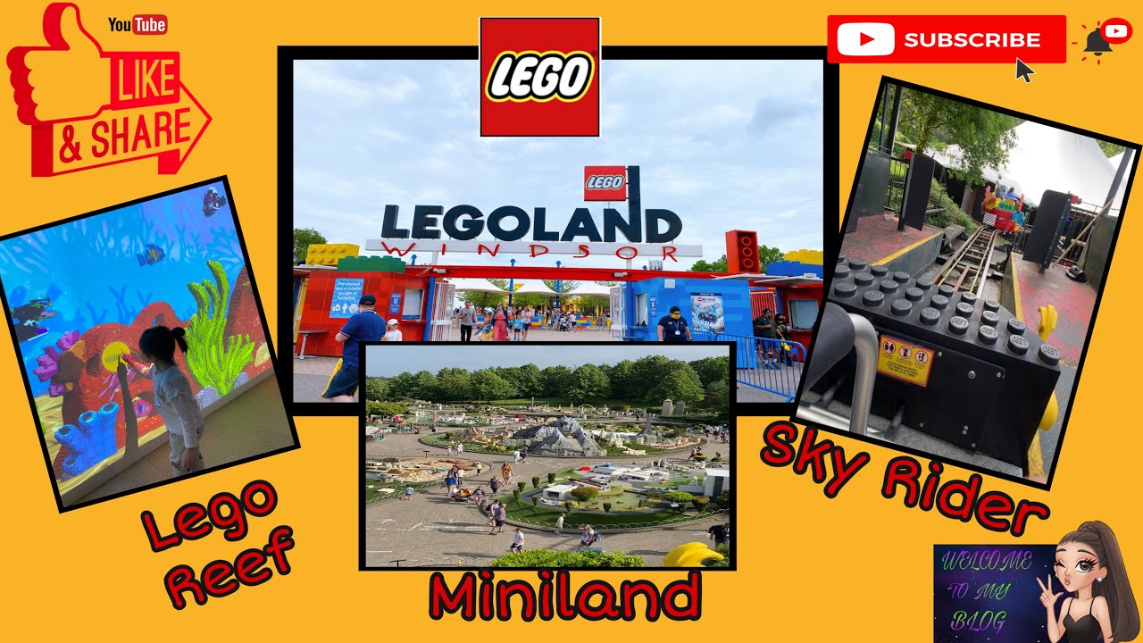 Miniland, Sky rides & Lego Reef at Legoland London legolandwindsor