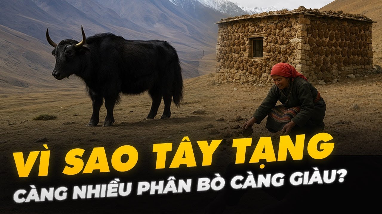 VÌ SAO TÂY TẠNG CÀNG NHIỀU PHÂN BÒ CÀNG GIÀU?