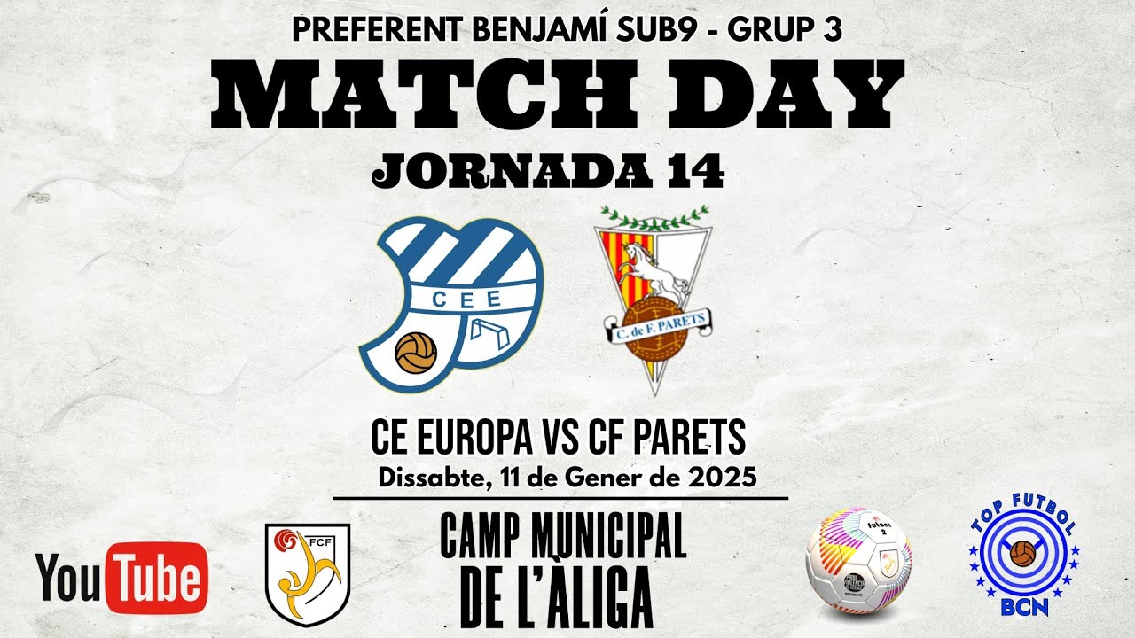 CE EUROPA vs CF PARETS S9 Preferent T.24/25