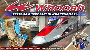 GILA😱,KECEPATANNYA SAMPAI 350 KM/JAM‼️TRIP PERTAMA KALI NYOBAIN KERETA CEPAT JAKARTA-BANDUNG WHOOSH