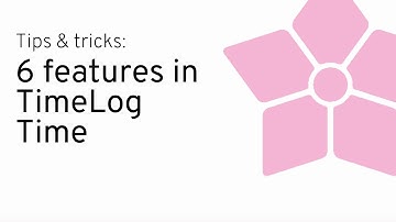 6 features in TimeLog Time