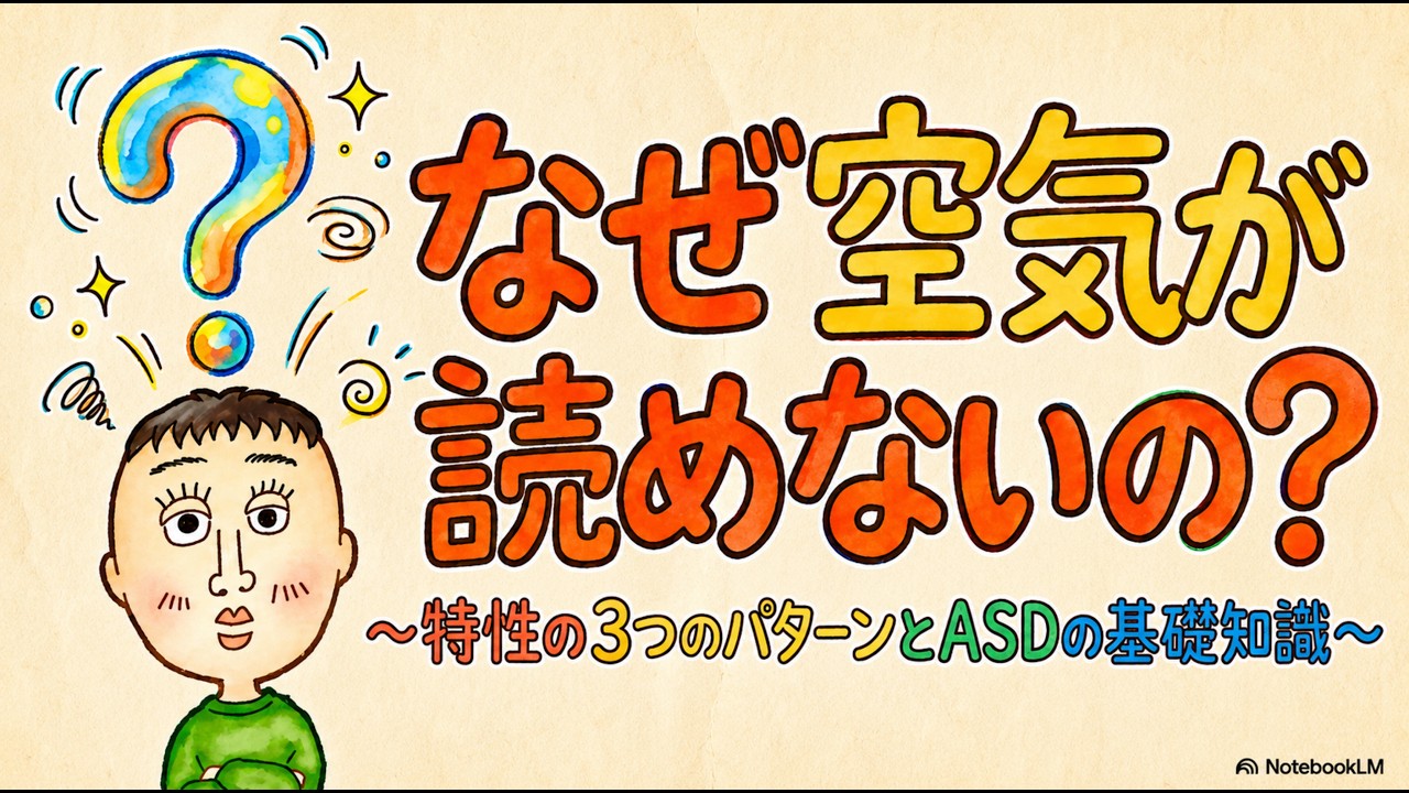 コミュニケーションという謎 Why Can't I Read the Room? 3 Types of Social Communication