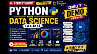 Python Data Science AI/ML Complete Demo | #python #datascience #aiml #viral #trending #viralvideo