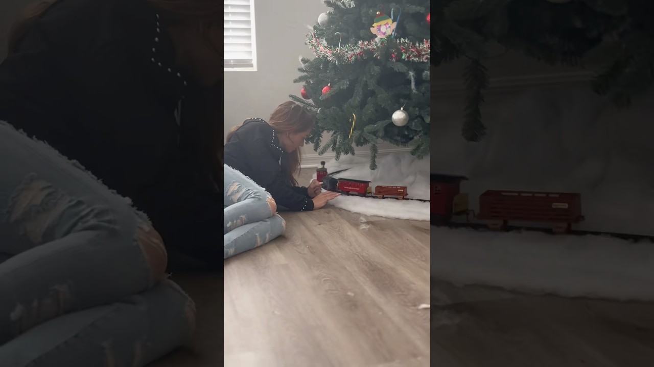 When the train runs on snow ❄️ 😂