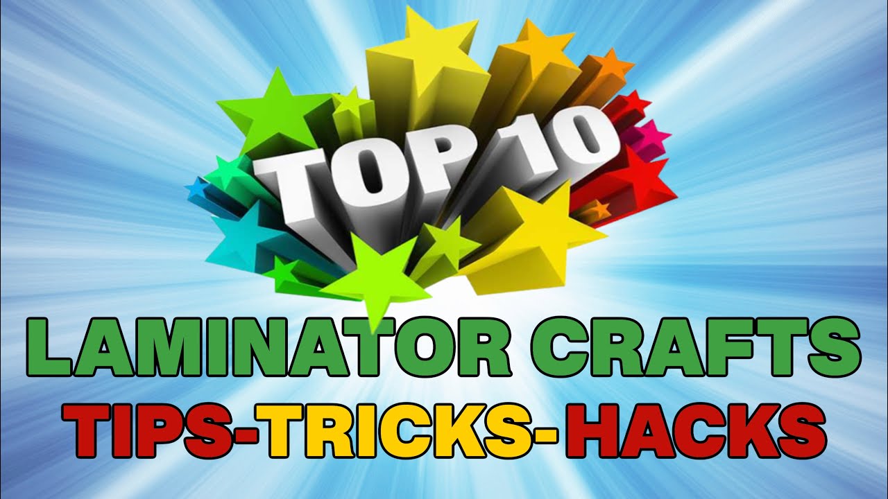 💥10 BEST EVER LAMINATOR CRAFTS!!💥 (HAPPY NEW YEAR) - YouTube