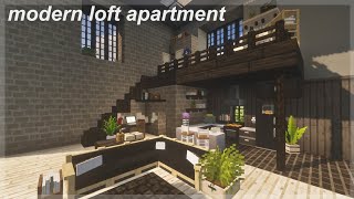 [Minecraft] Modern loft Apartment ⚘️🪴 | CIT Resource Packs