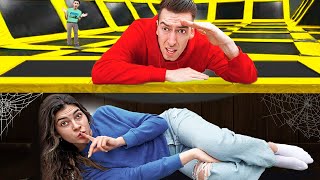 Download Lagu VALS SPELEN MET VERSTOPPERTJE IN TRAMPOLINE PARK! #537 MP3