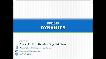 KIG1015 4 Kinetics Particles Newton Second Law