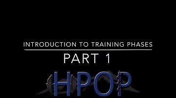 HPOP 4ID: Introduction to Training Phases - Part 1