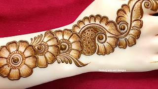 Eid Special Back Hand Mehndi Design Easy Mehndi Simple Mehndi Design Mehndi Ka Design Mehndi