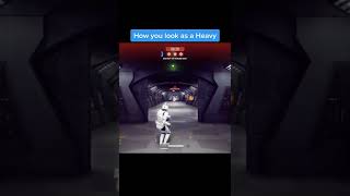 How It Looks Vs How It Feels To Be Heavy In Star Wars Battlefront 2