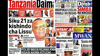 MAGAZETI YA LEO JUMAPILI TAR 10,2,2019 MAGAZETI YA LEO JUMAPILI TAR 10,2,2019
