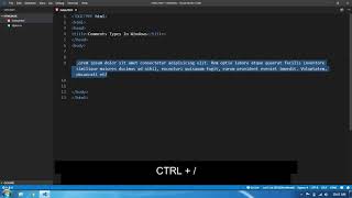 Visual Studio Code Comment Shortcuts | Visual Studio Code