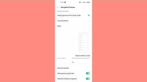 Oppo Reno6 pro Navigation Costumize Problem solve