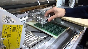 Testing manual pick and place machine