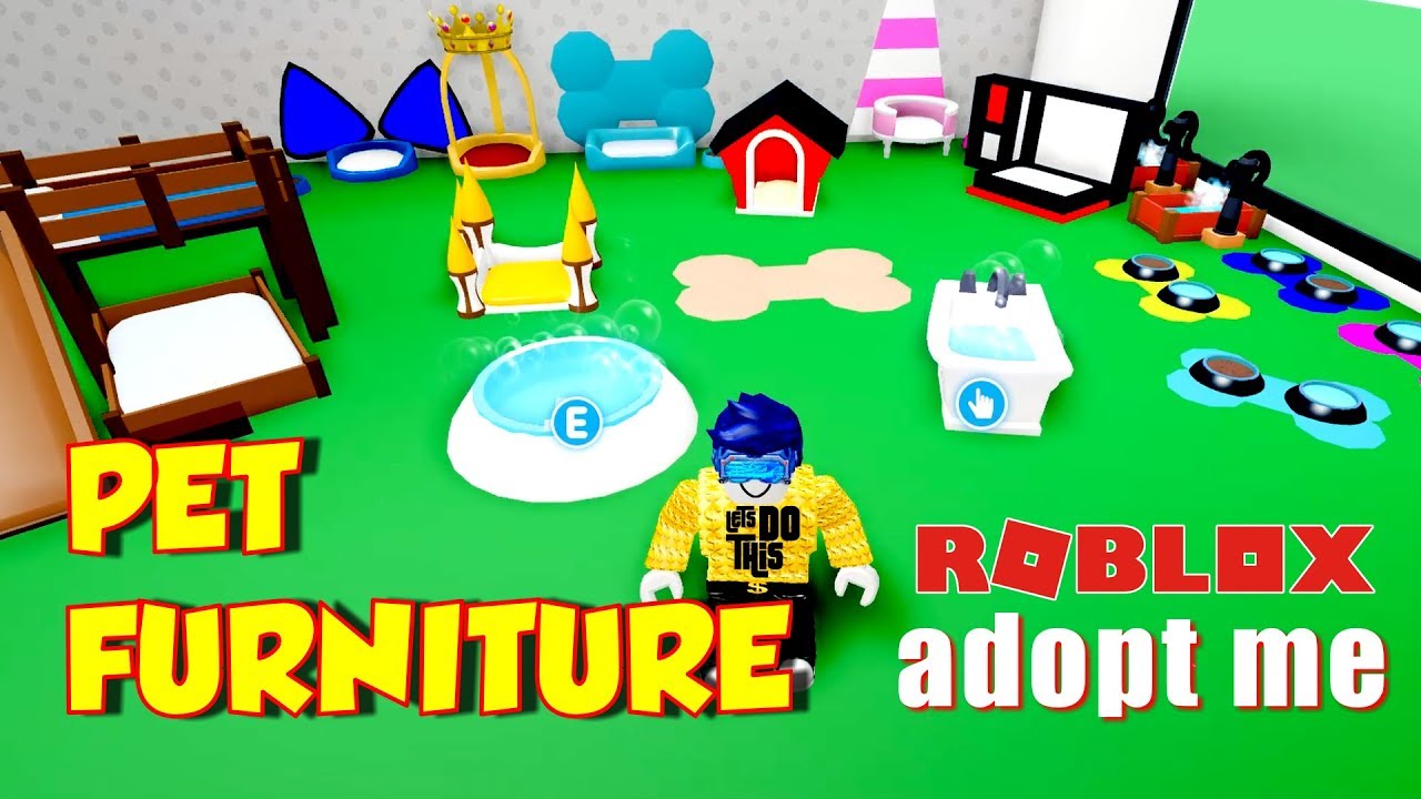 New Adopt Me Pets Furniture Sneak Peek Roblox - roblox adopt me giveaway lizzy plays youtube