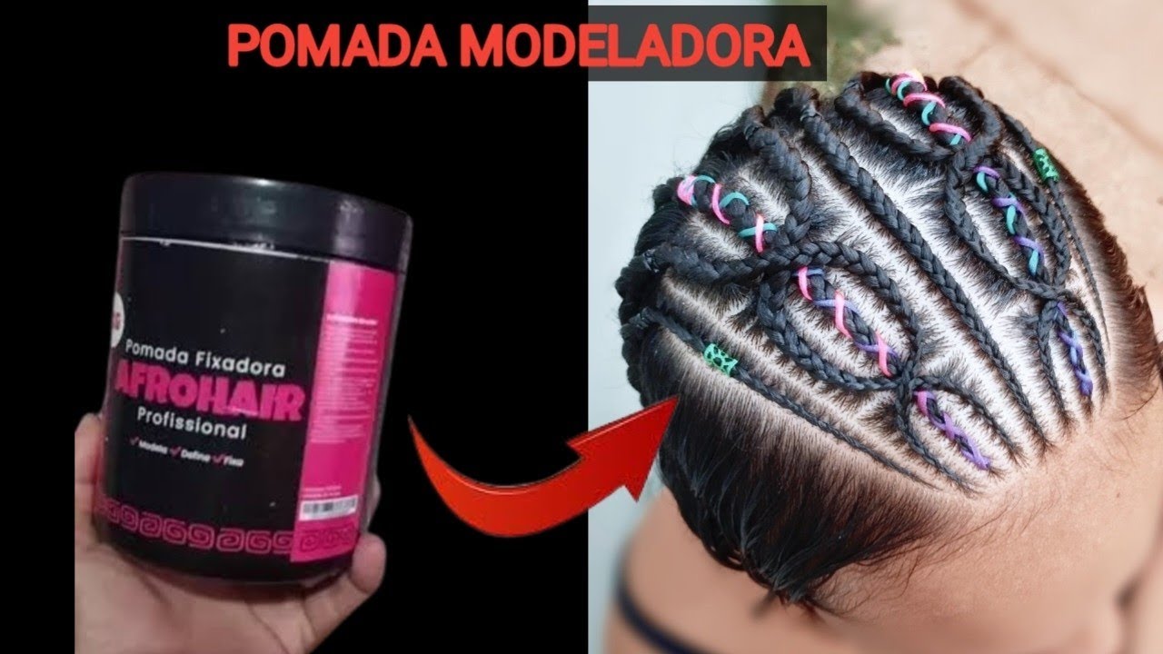 POMADA MODELADORA PARA TRANÇAS / CABELO SECO OU MOLHADO? - YouTube