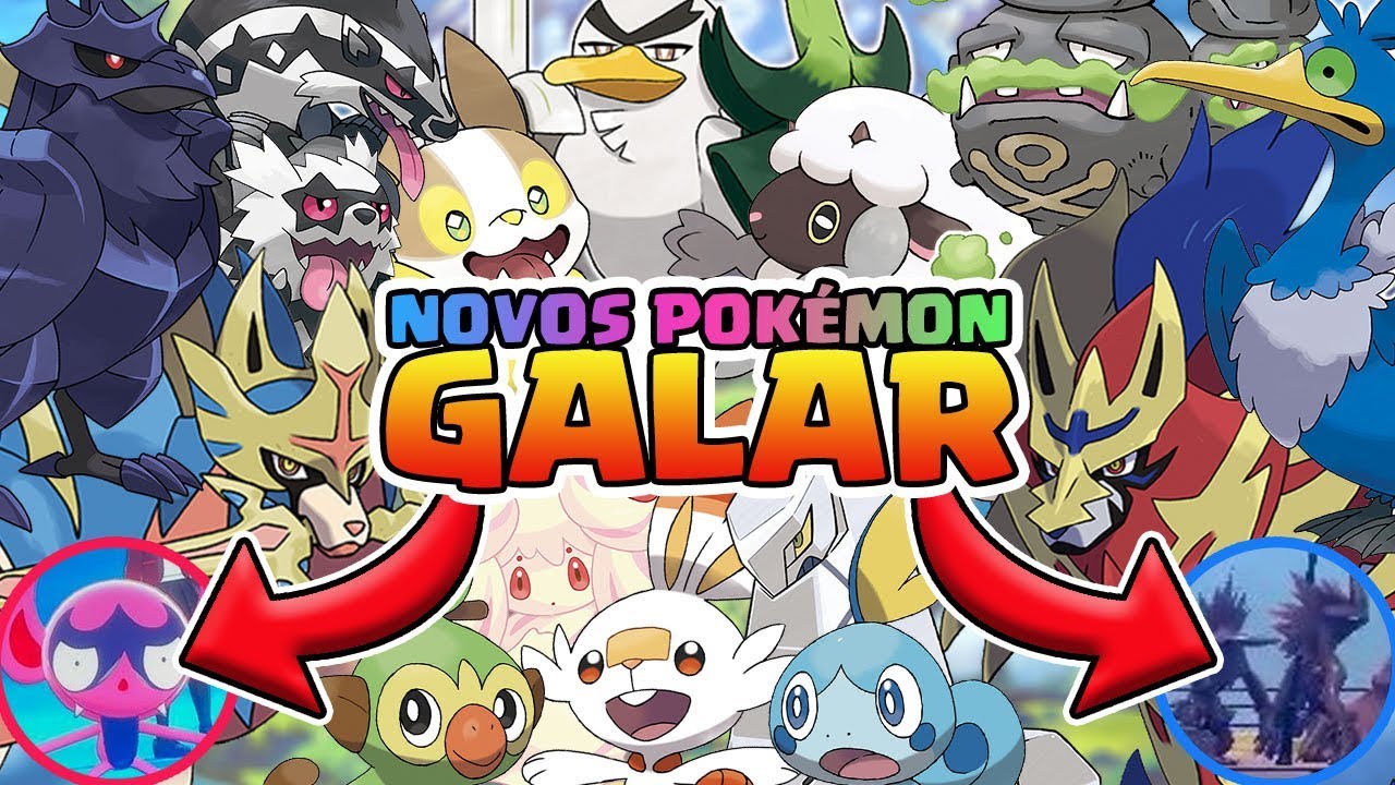 Todos os Pokémon de Galar descobertos - Pokémon Go News BR