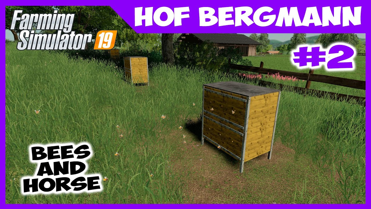 I bought a small garden, hives with bees and a horse // Hof Bergmann #2 // Farming simulator 19