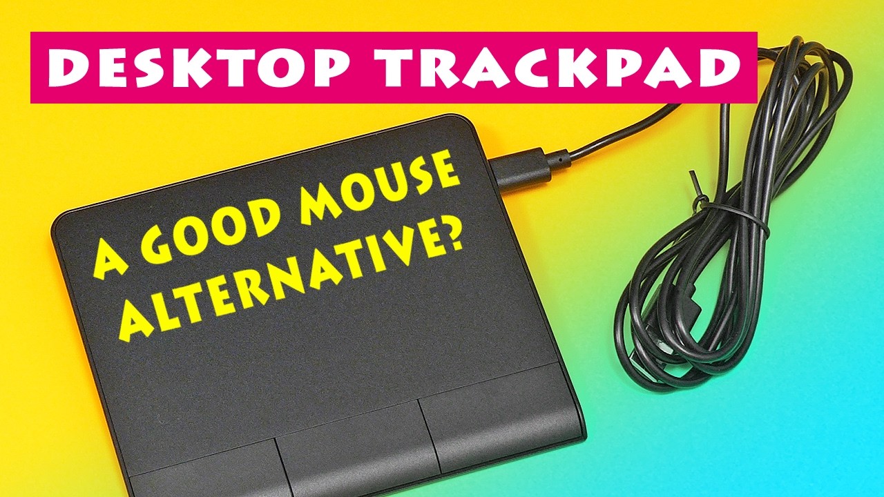 Alternative For Computer Mouse Desktop PC Trackpad: A Good Mouse Alternative? (Peripad-506) - YouTube