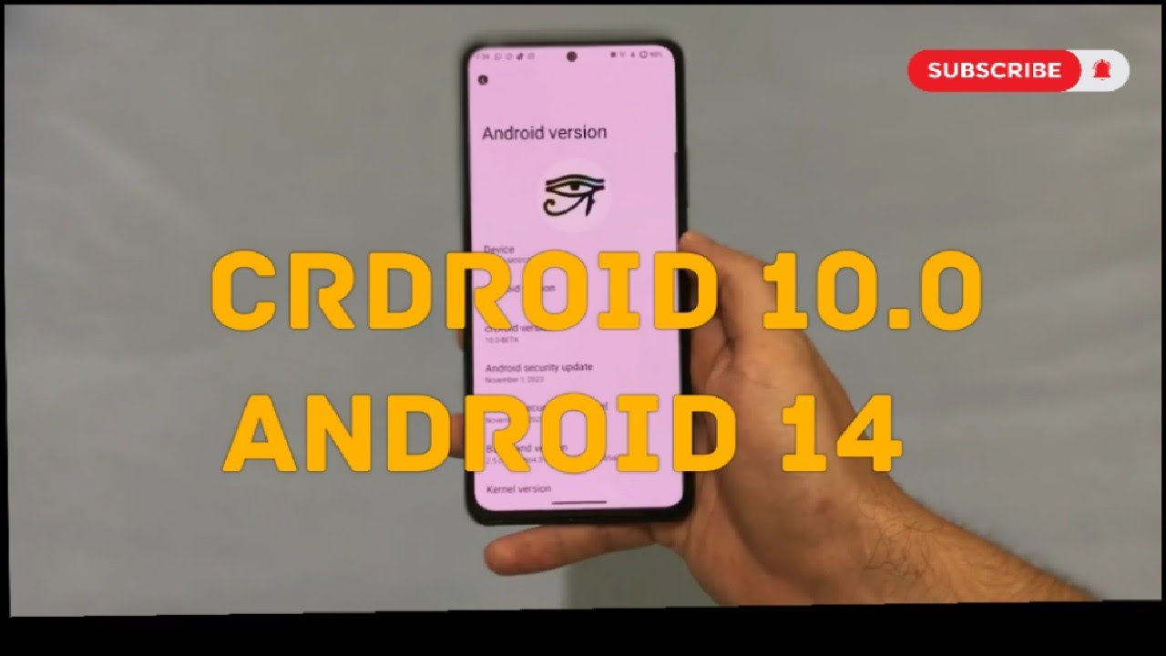 POCO F3 ANDROID 14 CrDroid - YouTube