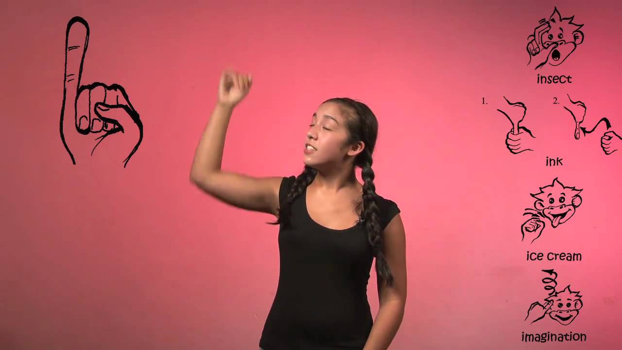 Signs Language Rhyme ABC Signs - ISign Language Alphabet Rhymes - ABC Signs - I [kidcourses ...