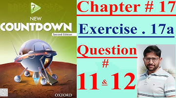 Math of Class 7 || Oxford countdown Maths online || Chapter17, Exercise. 17a || Q.11 & Q. 12