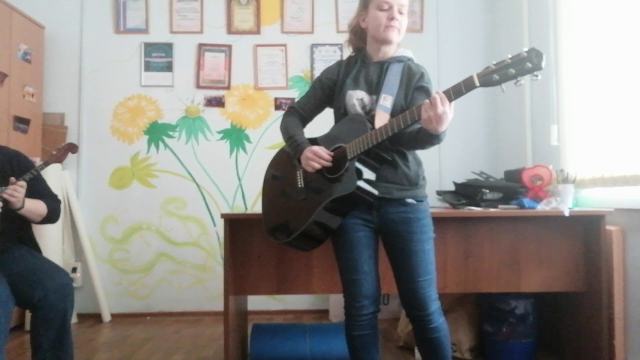 Журавли (М. Бернес) - гитара и домра - YouTube