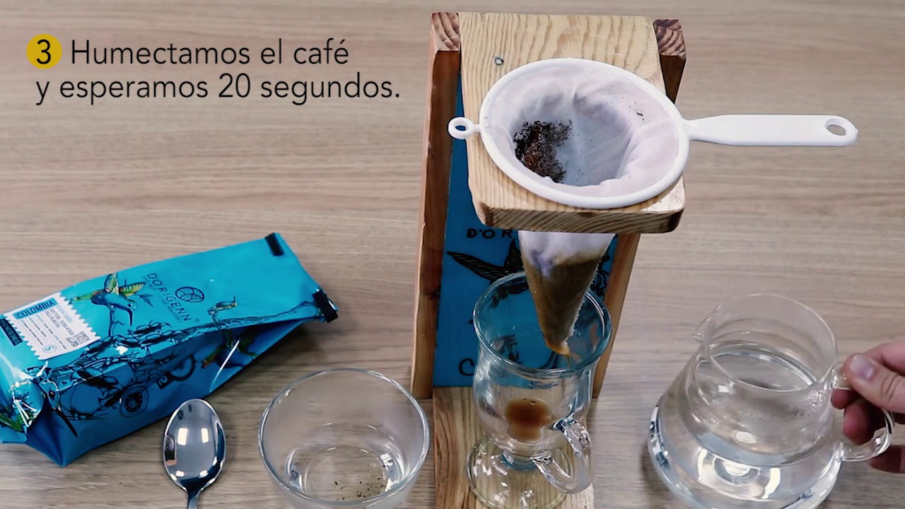 Cafe de especialidad de origen colombiano hecho en casa!