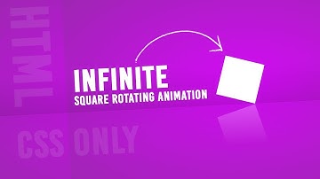 Infinite Square Rotating Animation Effects using Html & CSS @OnlineTutorialsYT